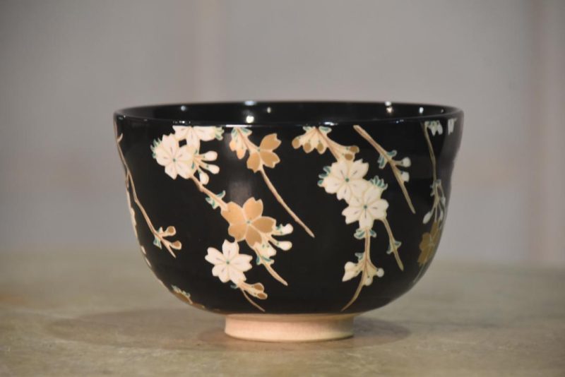 Kyoyaki Chawan Tea Bowl Width:122mm