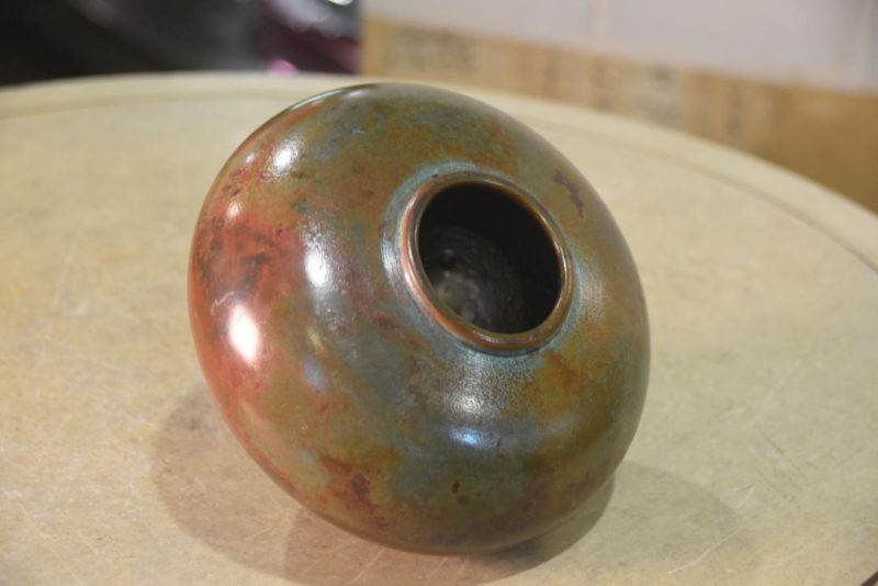 Murashido Bronze Vase Width:170mm - Image 6
