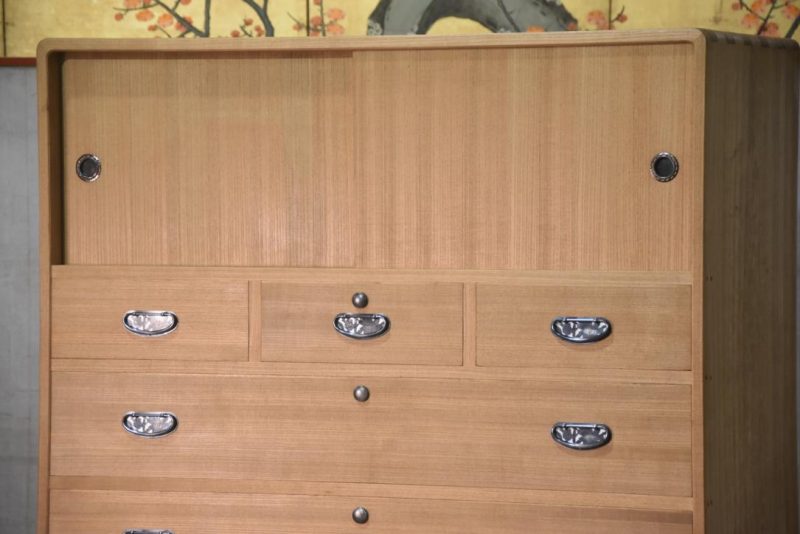 Japanese Vintage Wedding Chest (2 Sections) Width:1060mm - Image 3