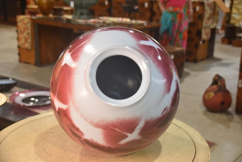 Contemporary Japanese Pottery Vase Width:320mm - Image 6