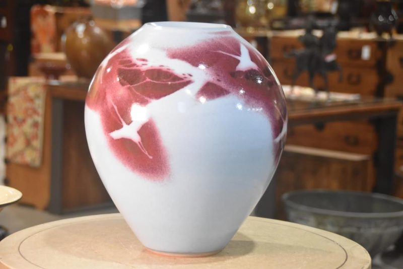 Contemporary Japanese Pottery Vase Width:320mm - Image 3