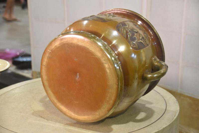 Japanese Bronze Hibachi UrnWidth:355mm - Image 6