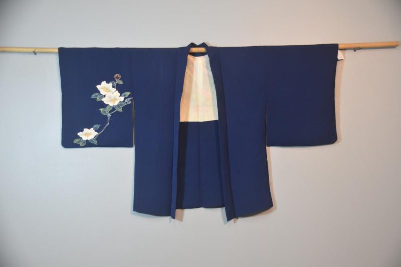 Chrysanthemum Vintage Silk Haori Jacket - Image 5