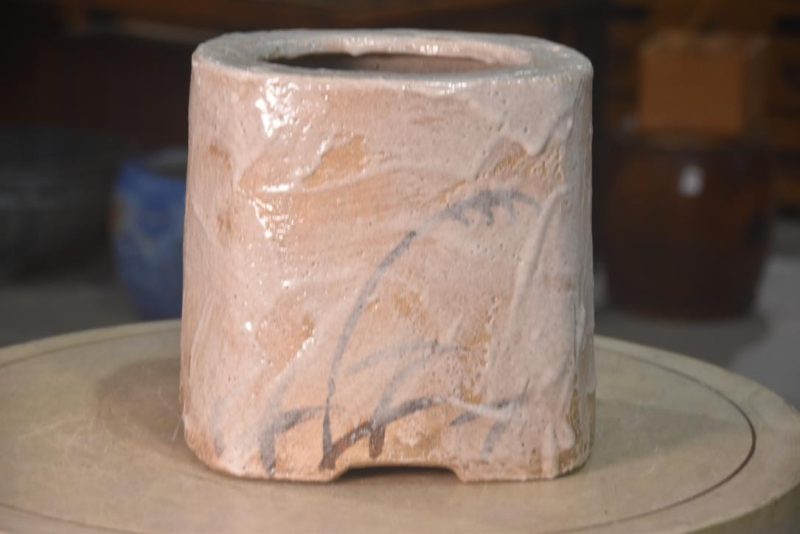 Shino Pottery Hibachi Width:250mm - Image 3