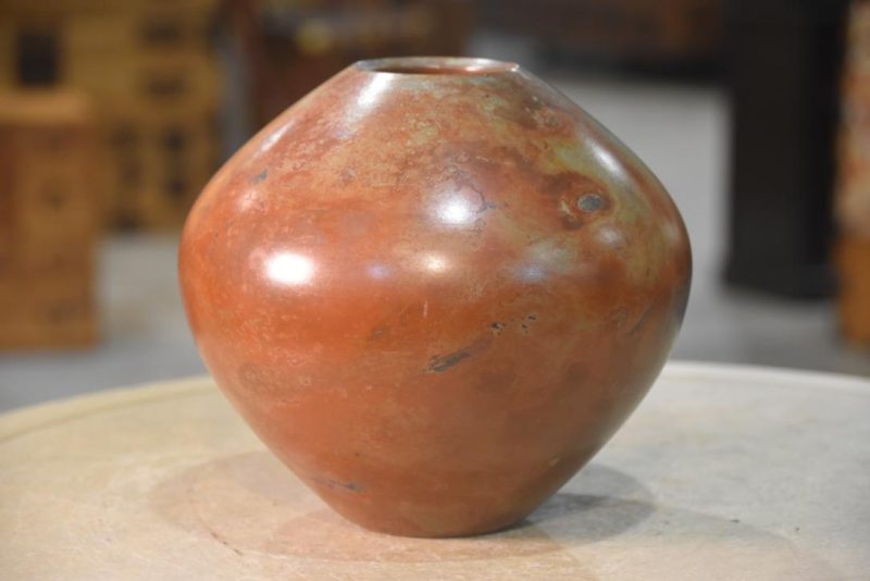 Murashido Bronze Vase Width:220mm - Image 5