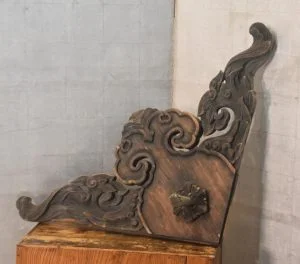 Carved Wooden Temple Feature Width:960mm