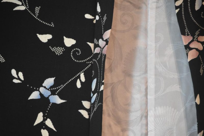 Vines Vintage Japanese Silk Haori Jacket - Image 2