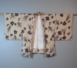 Plum Vintage Japanese Silk Haori Jacket
