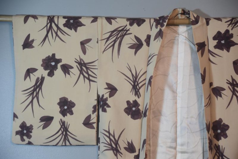 Plum Vintage Japanese Silk Haori Jacket - Image 5