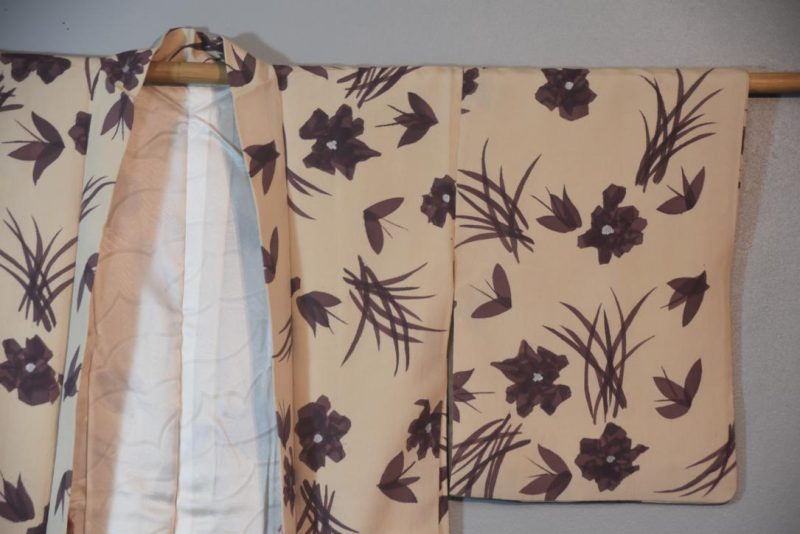 Plum Vintage Japanese Silk Haori Jacket - Image 6