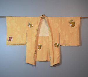 Luxurious Vintage Silk Jacquard Haori Jacket