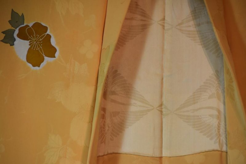 Luxurious Vintage Silk Jacquard Haori Jacket - Image 3