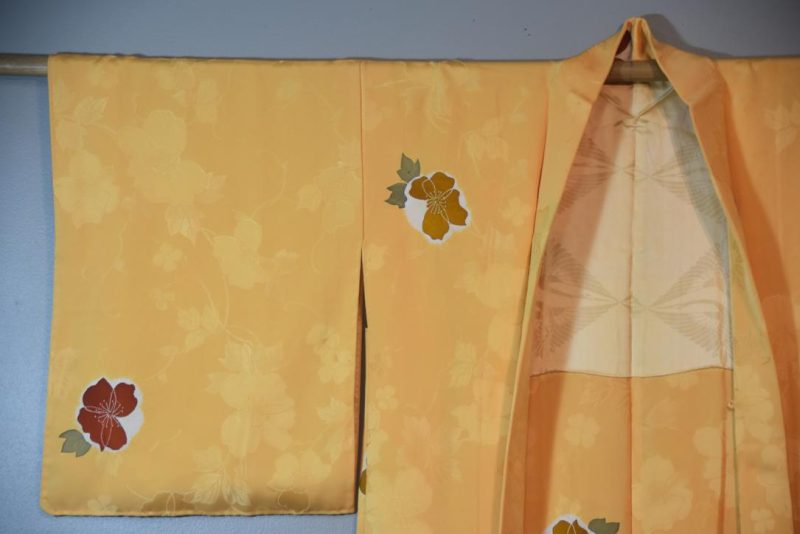 Luxurious Vintage Silk Jacquard Haori Jacket - Image 5