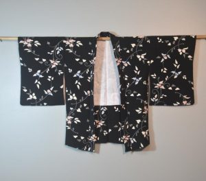Vines Vintage Japanese Silk Haori Jacket