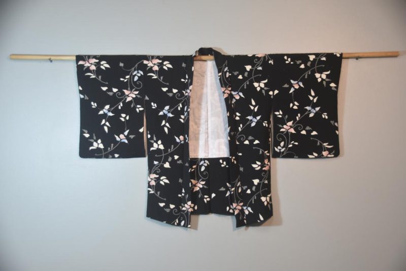 Vines Vintage Japanese Silk Haori Jacket