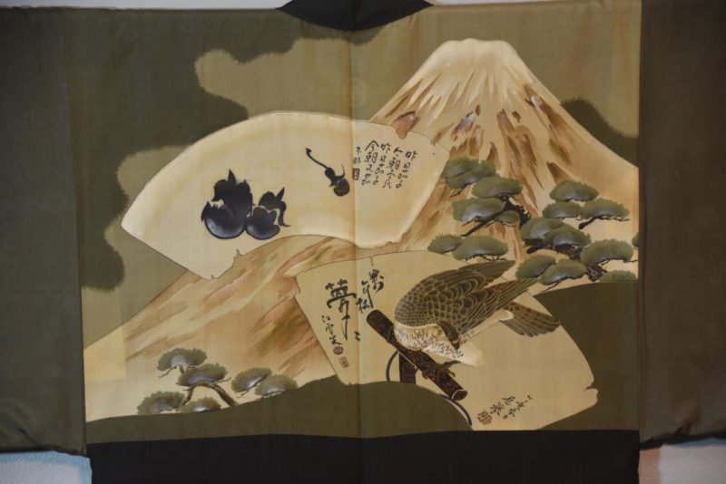 Vintage Japanese Silk Mans Haori (Kimono Jacket) - Image 2