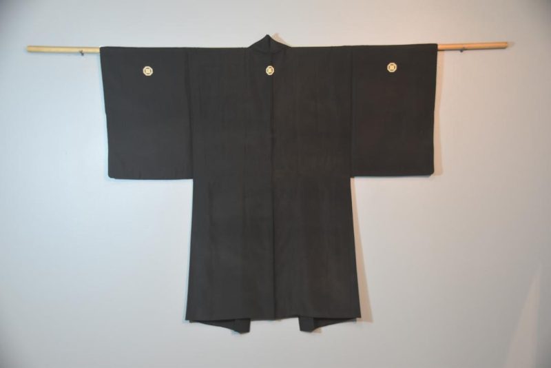 Vintage Japanese Silk Mans Haori (Kimono Jacket) - Image 4
