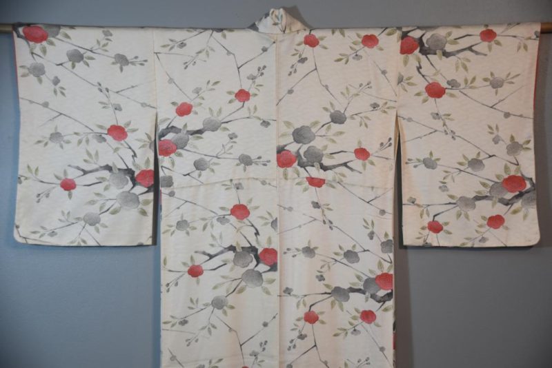 Cherry Blossom Silk Jacquard Kimono - Image 5