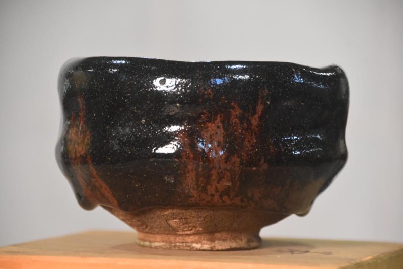 Raku Chawan Tea Bowl in a Box  Width:120mm - Image 3