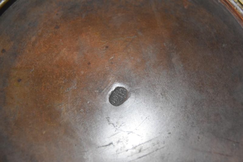 Japanese Bronze Grape Vase Width:270mm - Image 7