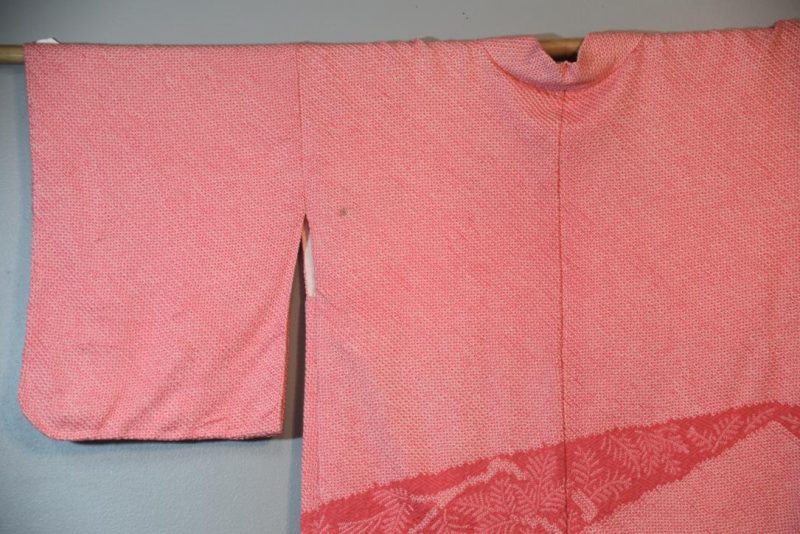 Shibori Vintage Silk Haori Jacket - Image 3