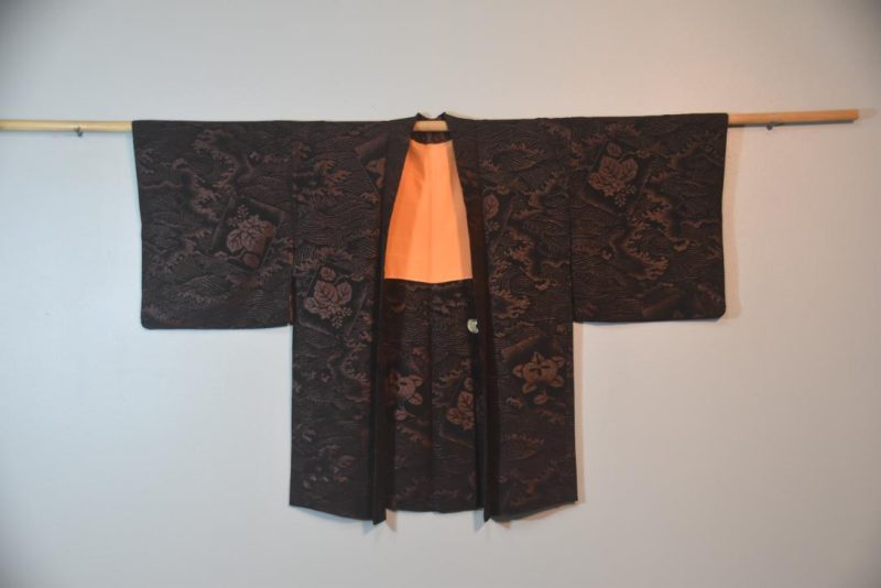 Lacquer Thread Vintage Silk Haori Jacket - Image 5