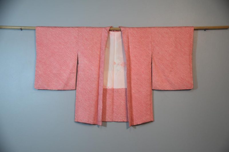 Shibori Vintage Silk Haori Jacket - Image 5