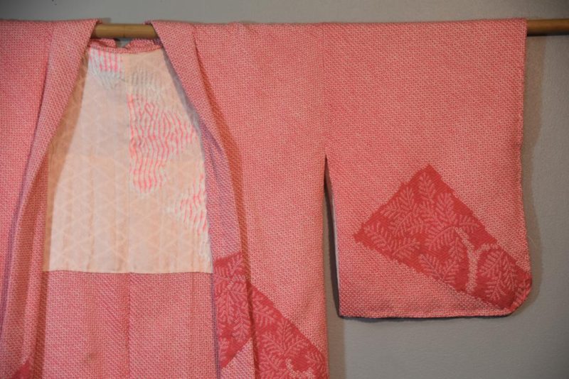 Shibori Vintage Silk Haori Jacket - Image 6