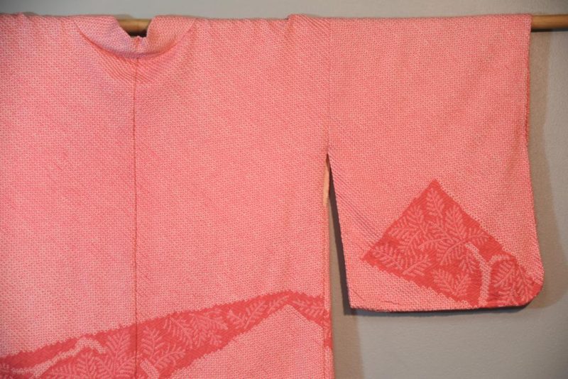 Shibori Vintage Silk Haori Jacket - Image 4
