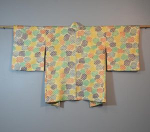 Festive Colours Shibori Vintage Silk Haori Jacket
