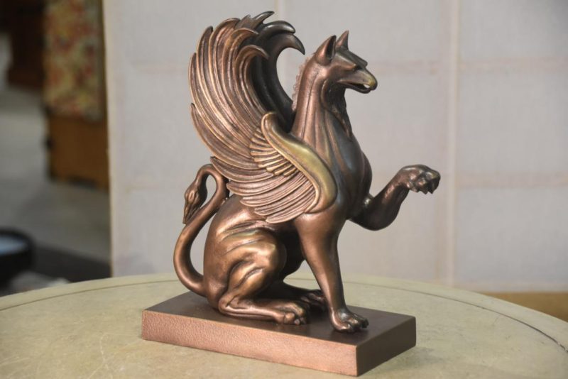 Bronze Griffin Statue - Image 3