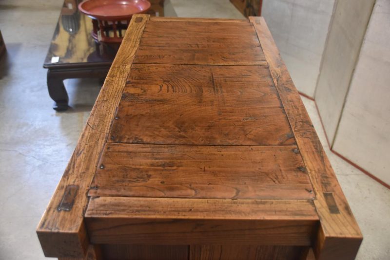 Keyaki Edo Period Kura (Fireproof Storehouse) Chest Width:1030mm - Image 6