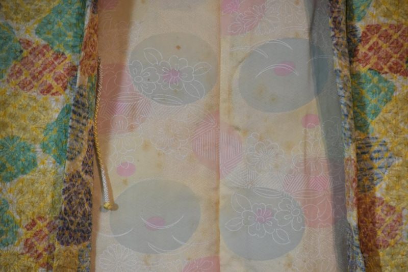 Festive Colours Shibori Vintage Silk Haori Jacket - Image 6