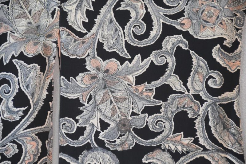 Funky Paisley Vintage Silk Haori Jacket - Image 2