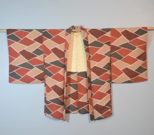 Harlequin Design Silk Haori Jacket