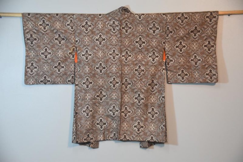 Oshima Mud Dyed Silk Haori Jacket - Image 5