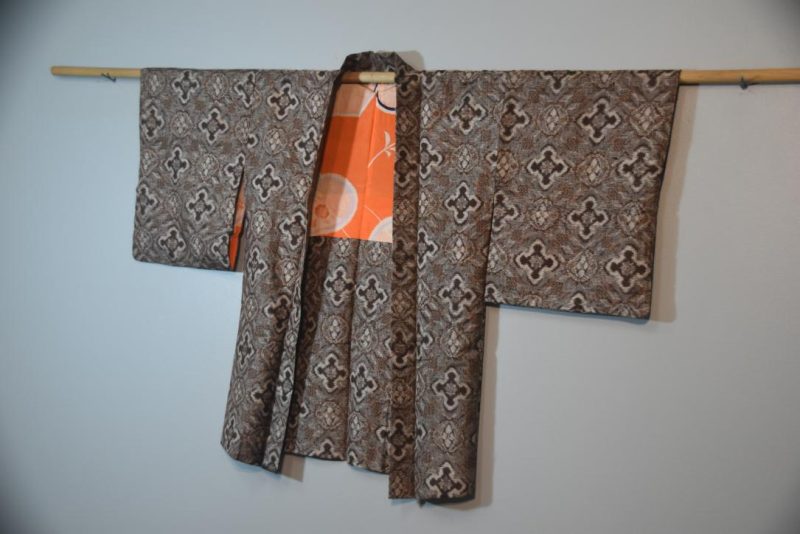 Oshima Mud Dyed Silk Haori Jacket - Image 6
