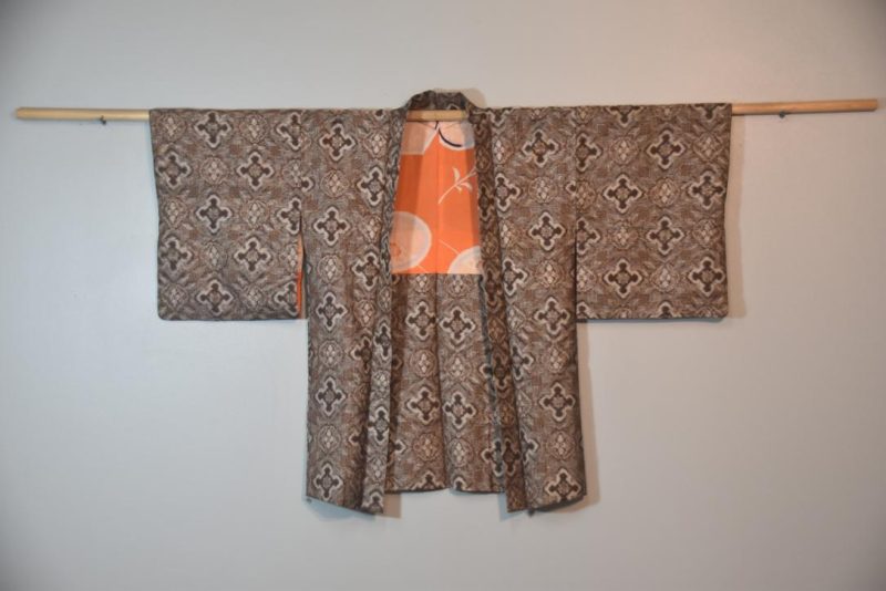 Oshima Mud Dyed Silk Haori Jacket
