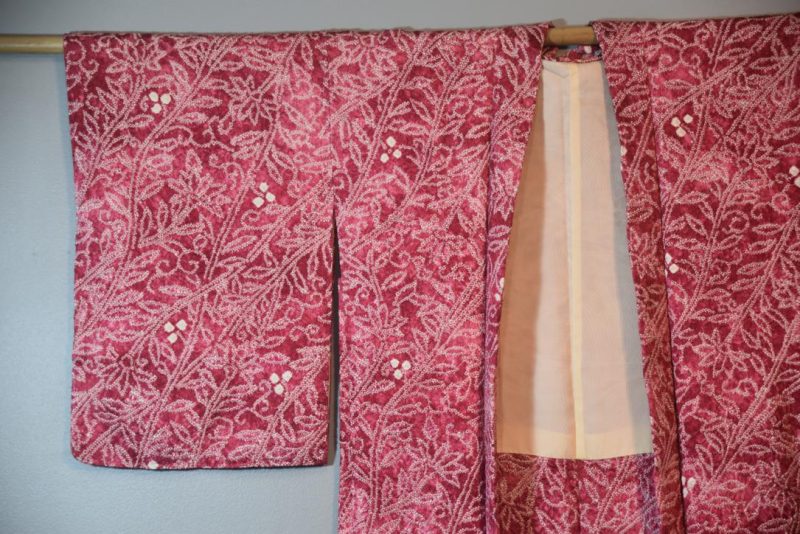 Fine Shibori Vintage Silk Haori Jacket - Image 4