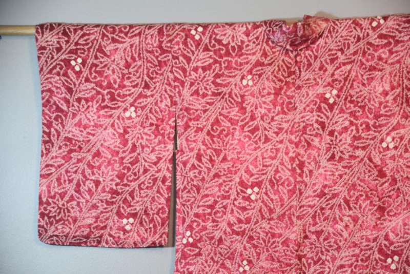 Fine Shibori Vintage Silk Haori Jacket - Image 3