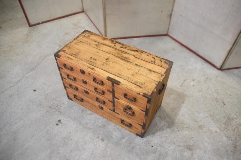 Antique Ko Dansu Small Chest Width:590mm - Image 4