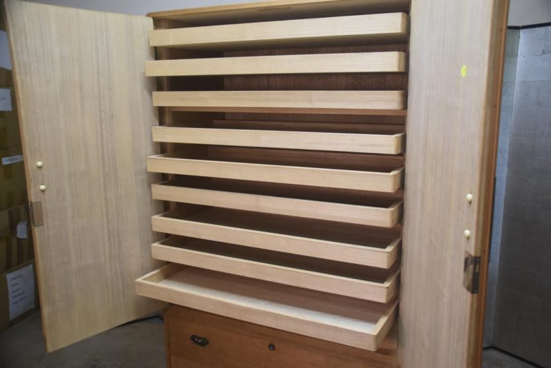 Japanese Vintage Wedding Chest (2 Sections) Width:1060mm - Image 10