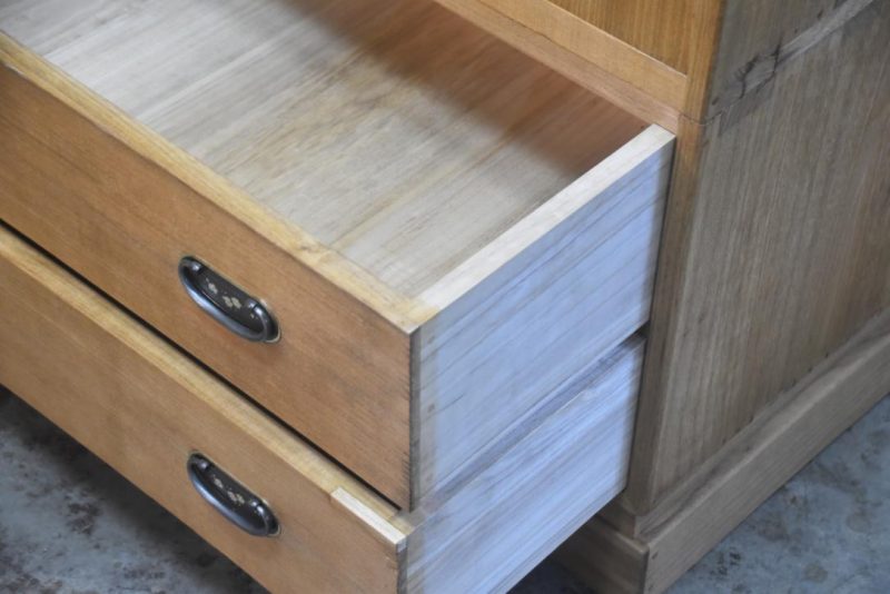 Japanese Vintage Wedding Chest (2 Sections) Width:1060mm - Image 8