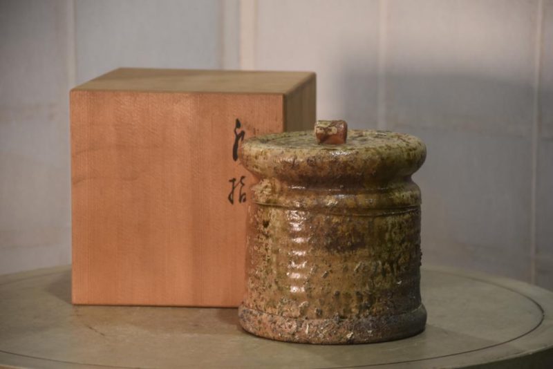 Shigaraki Pottery Mizuzashi Width:160mm
