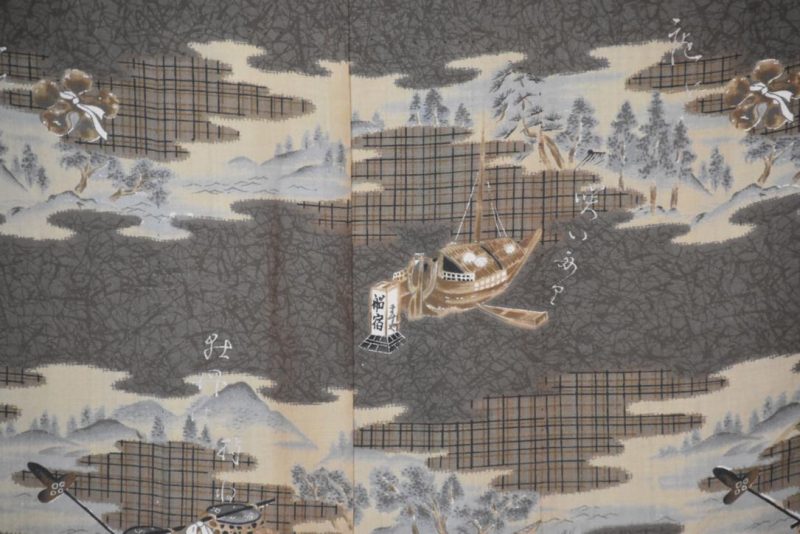 Boats and Baskets Man's Kimono - Image 2