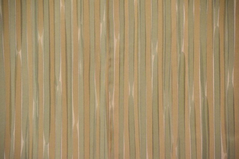 Soft Stripes Vintage Silk Haori Jacket - Image 2