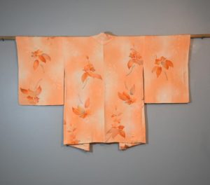 Peach Vintage Silk Haori Jacket