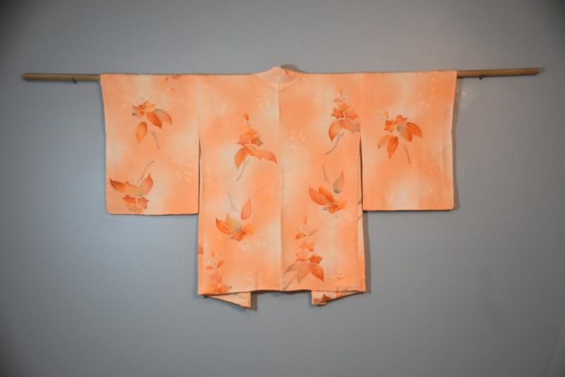 Peach Vintage Silk Haori Jacket