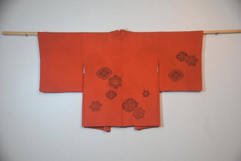 Rusty Red Vintage Silk Haori Jacket