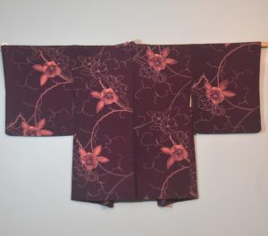 Deep Purple Vintage Silk Haori Jacket